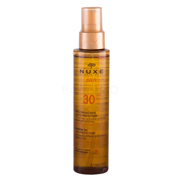 NUXE Sun Tanning Oil SPF30 Fényvédő készítmény testre 150 ml