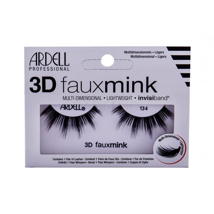 Ardell 3D Faux Mink 134 Műszempilla nőknek 1 db Változat Black