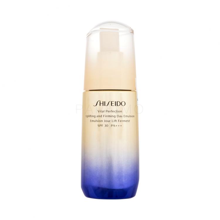 Shiseido Vital Perfection Uplifting And Firming Day Emulsion SPF30 Arcszérum nőknek 75 ml