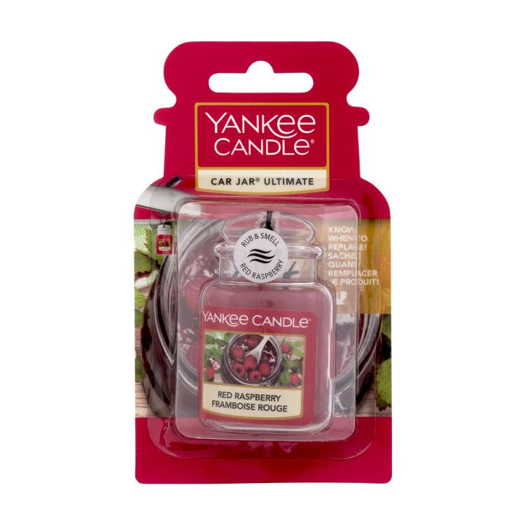 Yankee Candle Red Raspberry Car Jar Autóillatosító 1 db