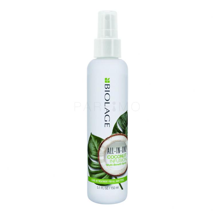 Biolage All-in-One All-In-One Coconut Infusion Spray Öblítést nem igénylő hajápoló nőknek 150 ml