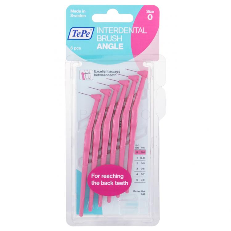 TePe Angle 0,4 mm Fogközkefe 6 db