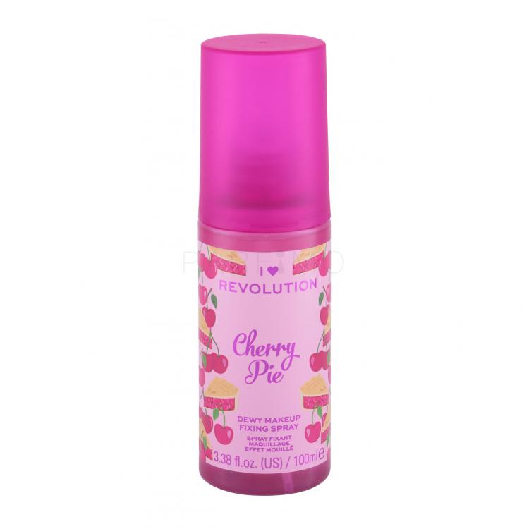 Makeup Revolution London I Heart Revolution Fixing Spray Cherry Pie Sminkfixáló nőknek 100 ml