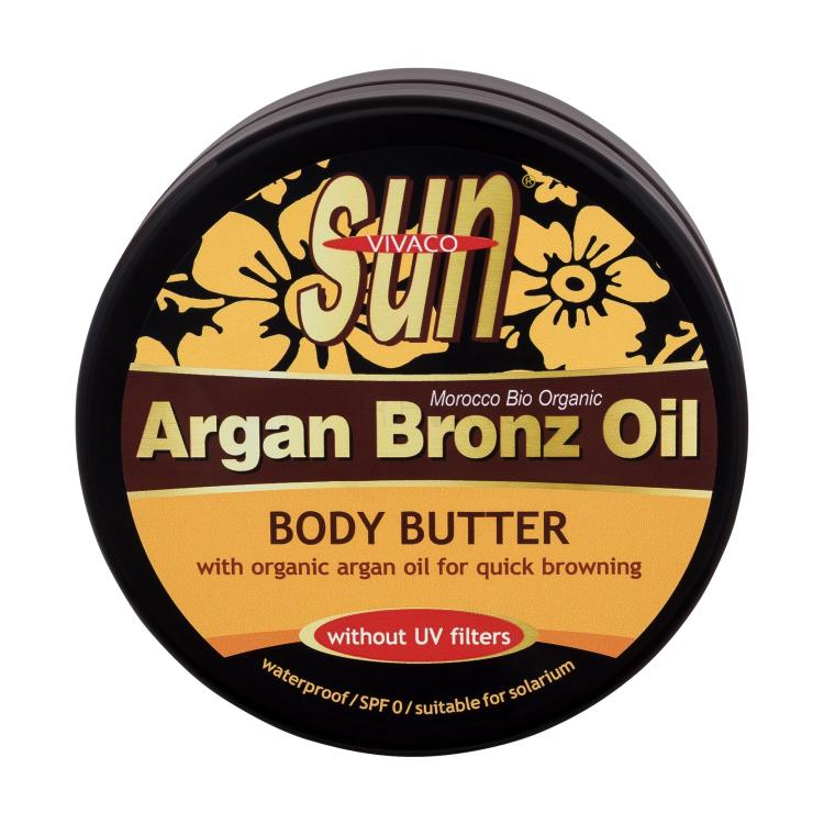 Vivaco Sun Argan Bronz Oil Body Butter Fényvédő készítmény testre 200 ml