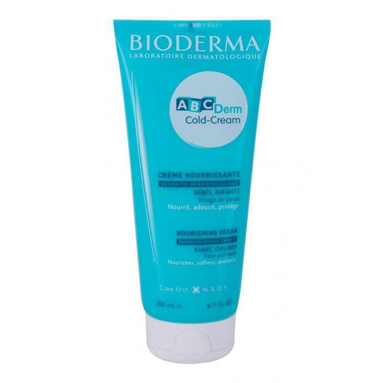 BIODERMA ABCDerm Cold-Cream Face &amp; Body Testápoló krém gyermekeknek 200 ml