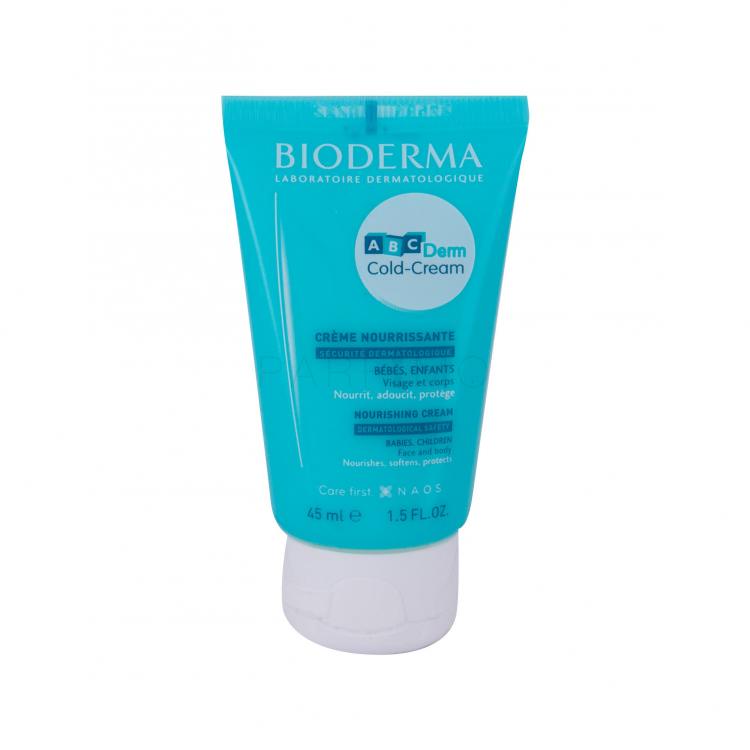 BIODERMA ABCDerm Cold-Cream Face &amp; Body Testápoló krém gyermekeknek 45 ml