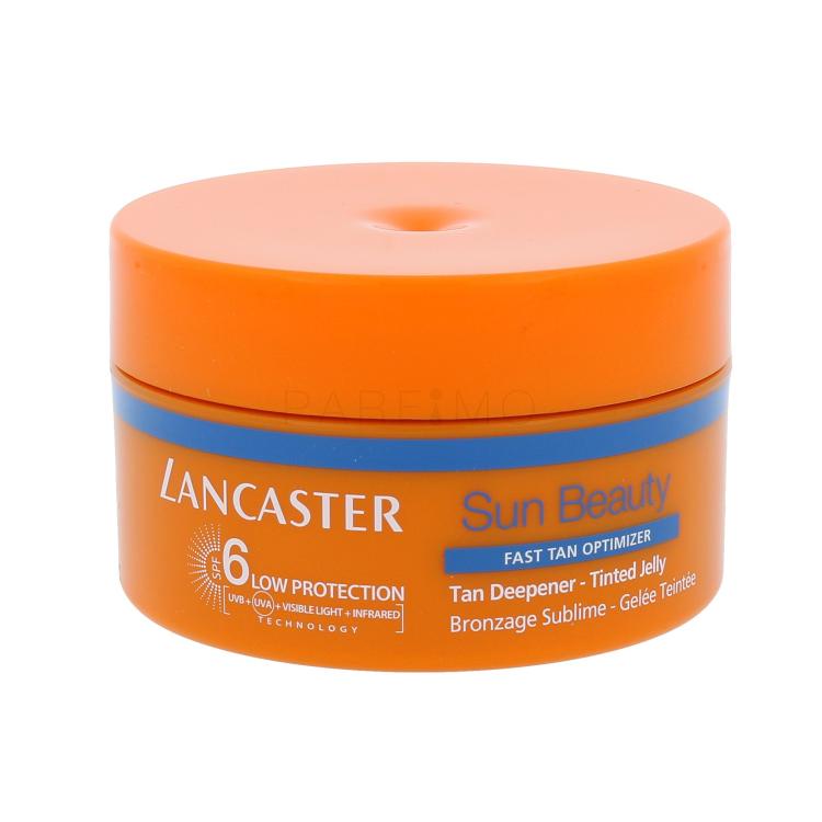 Lancaster Sun Beauty Tan Deepener Tinted Jelly SPF6 Fényvédő készítmény testre 200 ml sérült doboz