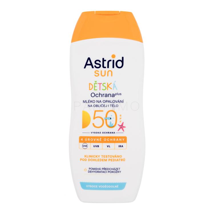 Astrid Sun Kids Face and Body Lotion SPF50 Fényvédő készítmény testre gyermekeknek 200 ml