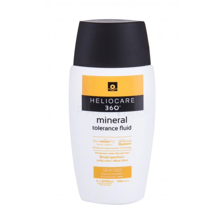 Heliocare 360° Mineral Tolerance SPF50 Fényvédő készítmény arcra 50 ml