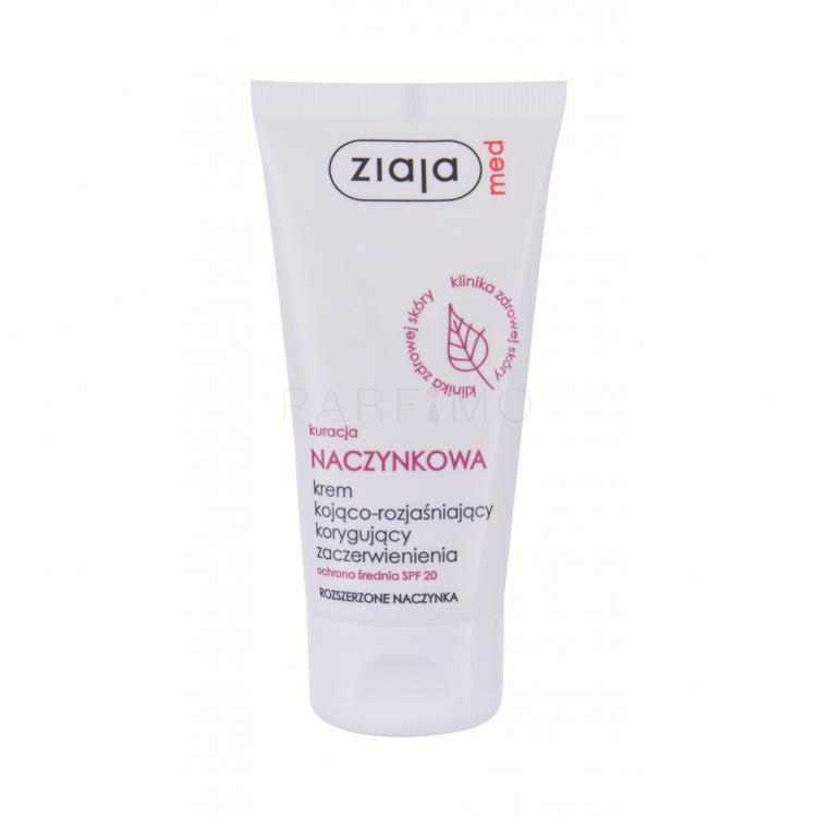 Ziaja Med Capillary Treatment Soothing SPF20 Nappali arckrém nőknek 50 ml