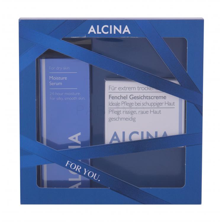 ALCINA Moisturising Serum Ajándékcsomagok arcszérum 30 ml + nappali arckrém 50 ml