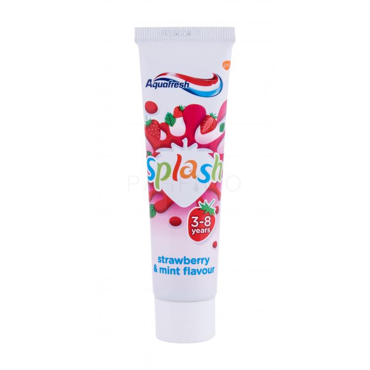 Aquafresh Splash Strawberry Fogkrém gyermekeknek 50 ml