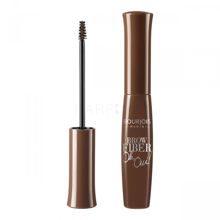 BOURJOIS Paris Brow Fiber Oh, Oui! Szemöldökspirál nőknek 6,8 ml Változat 002 Chestnut