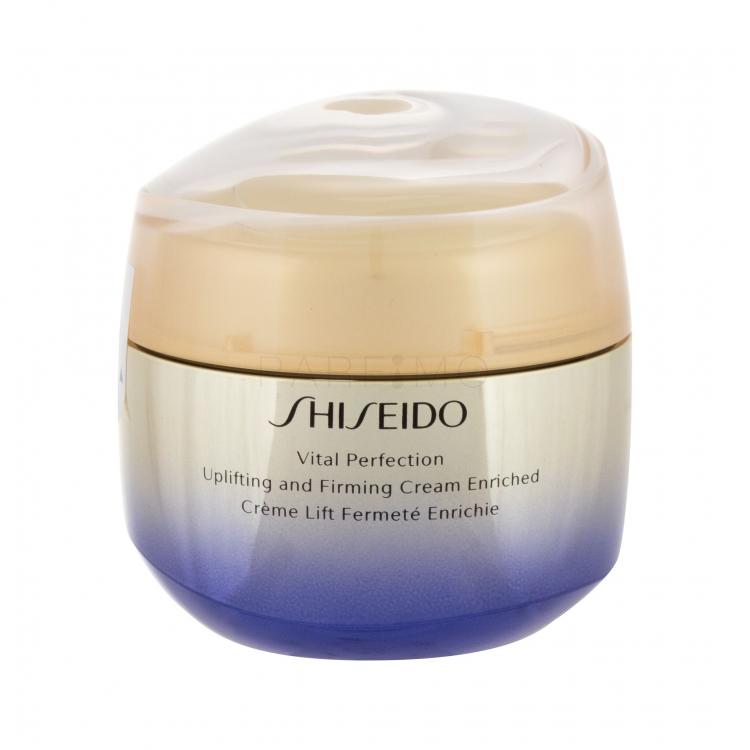 Shiseido Vital Perfection Uplifting and Firming Cream Enriched Nappali arckrém nőknek 75 ml