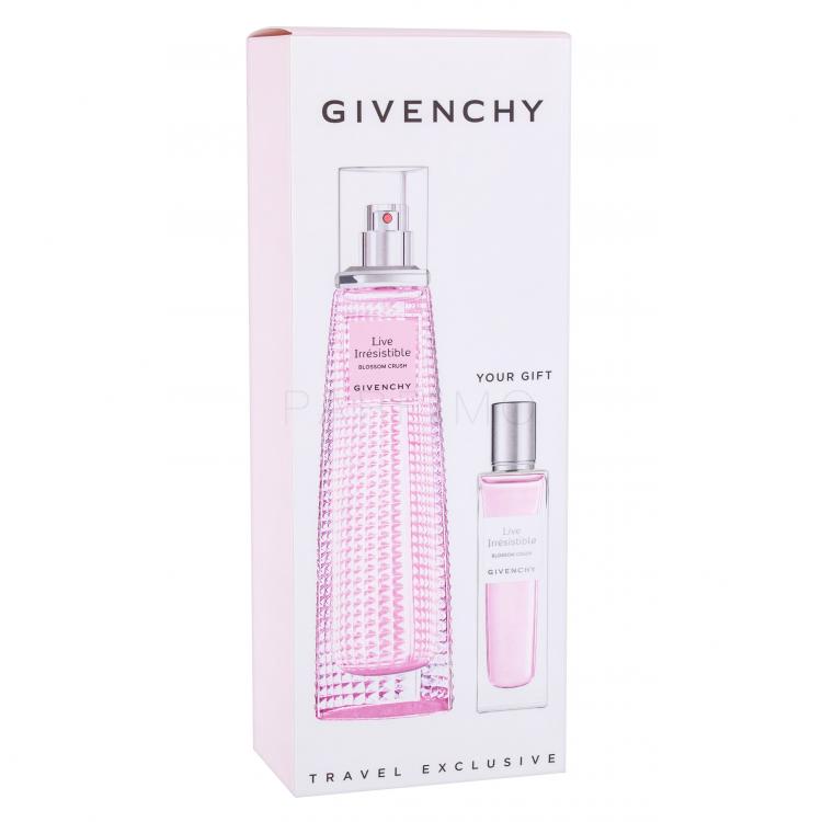 Givenchy Live Irrésistible Blossom Crush Ajándékcsomagok Eau de Toilette 75 ml + Eau de Toilette 15 ml