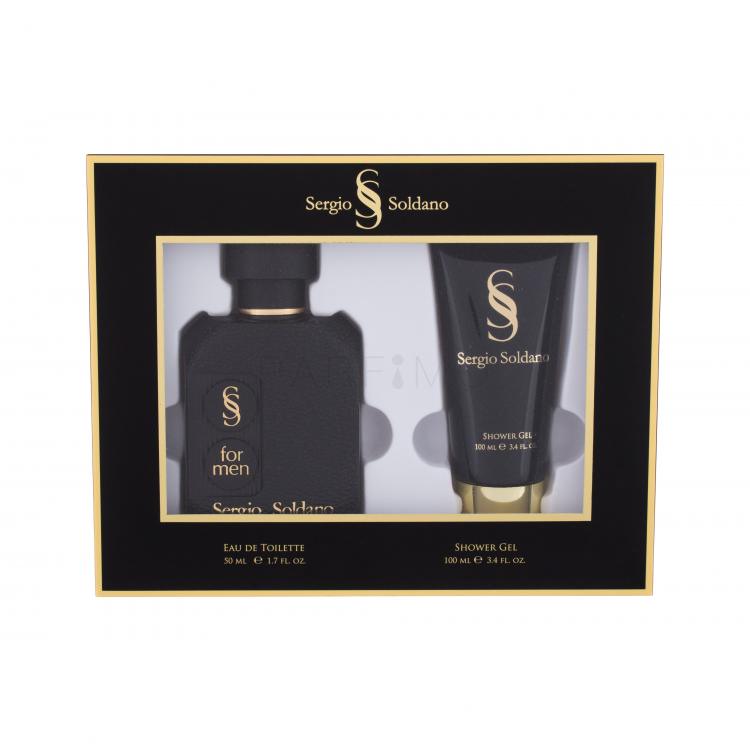 Sergio Soldano Black Ajándékcsomagok Eau de Toilette 50 ml + tusfürdő 100 ml