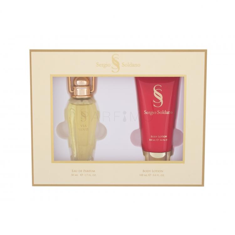 Sergio Soldano Via Venti Ajándékcsomagok Eau de Parfum 50 ml + testápoló tej 100 ml