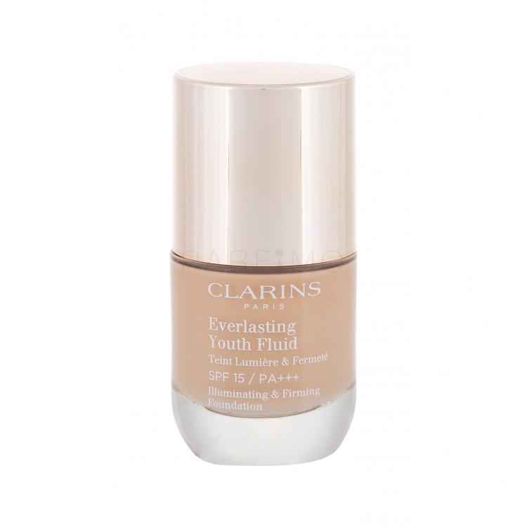 Clarins Everlasting Youth Fluid SPF15 Alapozó nőknek 30 ml Változat 105 Nude