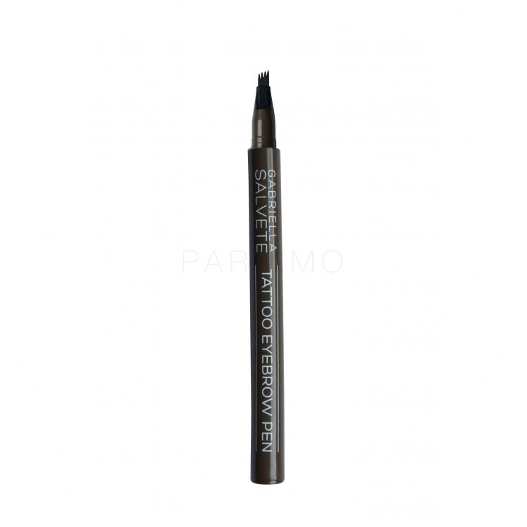 Gabriella Salvete Tattoo Eyebrow Pen Szemöldökceruza nőknek 0,28 g Változat 02 Brown