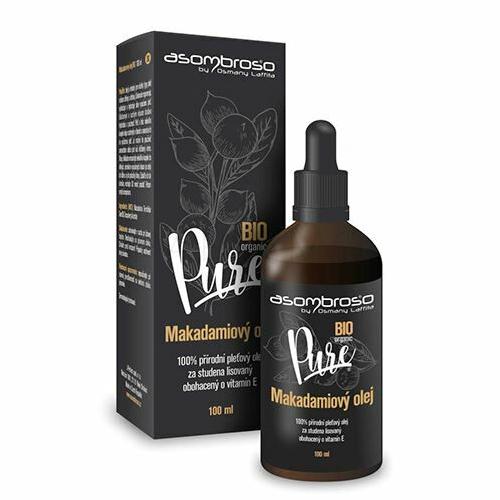 Asombroso Pure BIO Macadamia Oil Testolaj nőknek 100 ml