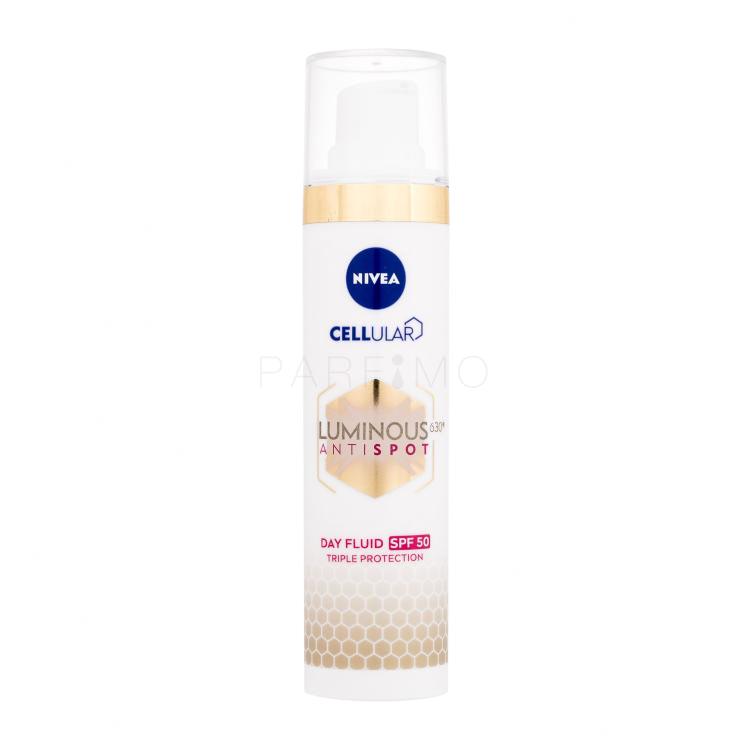 Nivea Luminous 630 Antispot SPF50 Nappali arckrém nőknek 40 ml