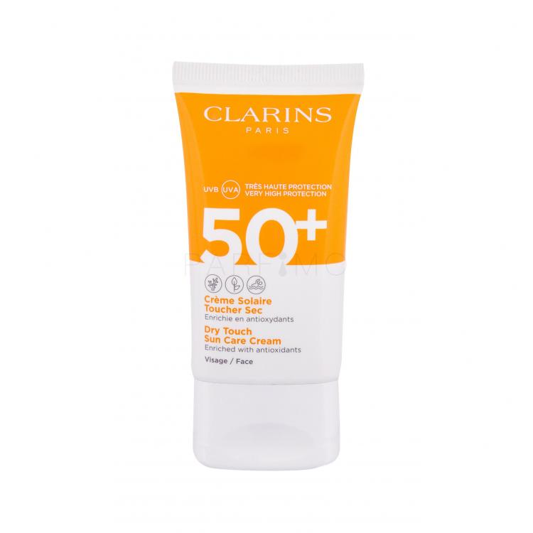 Clarins Sun Care Dry Touch SPF50+ Fényvédő készítmény arcra nőknek 50 ml teszter