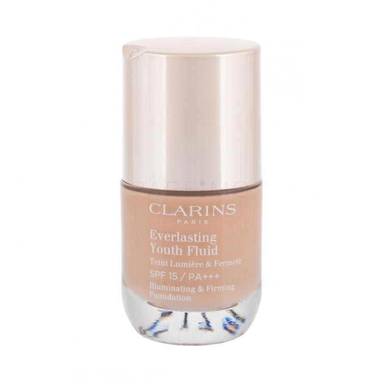 Clarins Everlasting Youth Fluid SPF15 Alapozó nőknek 30 ml Változat 107 Beige