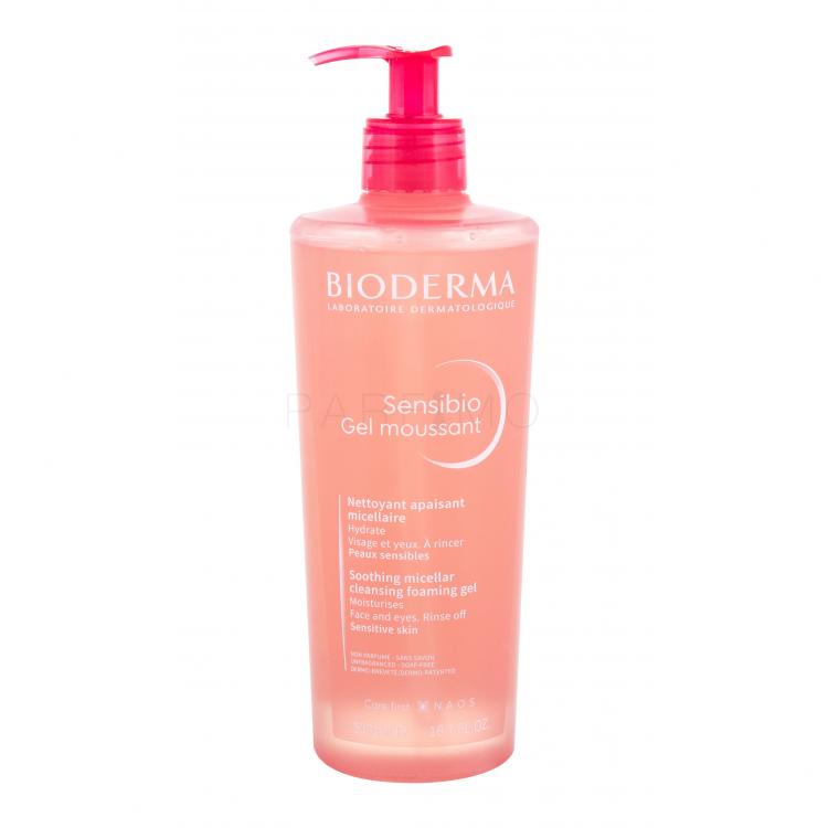 BIODERMA Sensibio Soothing Micellar Arctisztító gél nőknek 500 ml