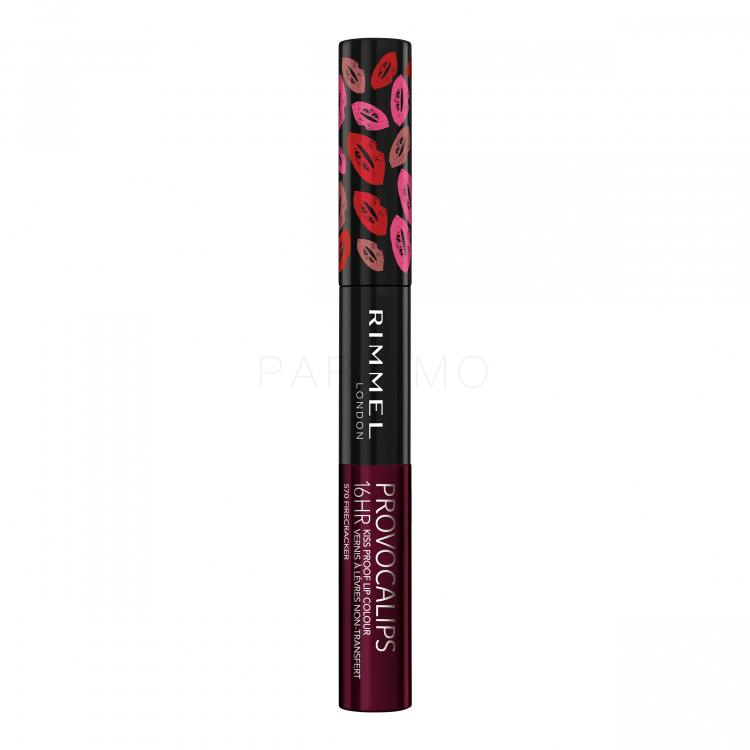 Rimmel London Provocalips 16hr Kiss Proof Lip Colour Rúzs nőknek 7 ml Változat 570 Firecracker