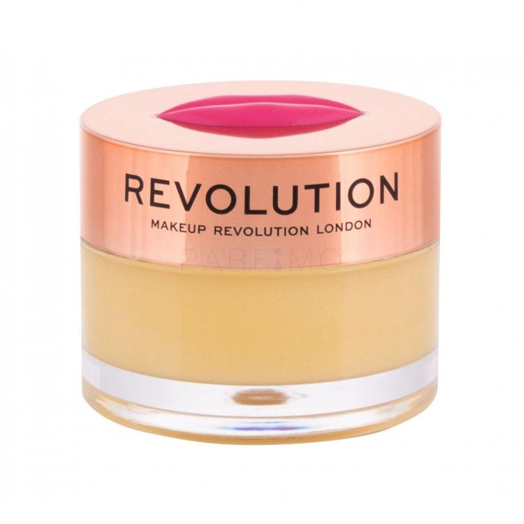 Makeup Revolution London Lip Mask Overnight Pineapple Crush Ajakbalzsam nőknek 12 g