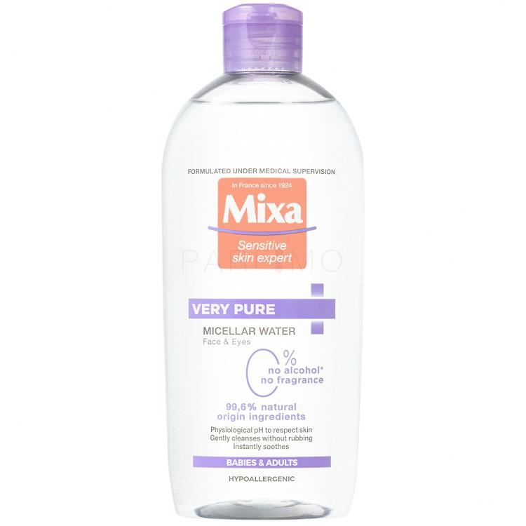 Mixa Micellar Water Very Pure Micellás víz nőknek 400 ml