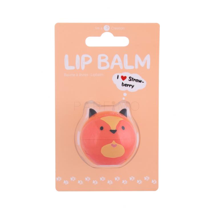 2K Cute Animals Lip Balm Strawberry Ajakbalzsam nőknek 6 g