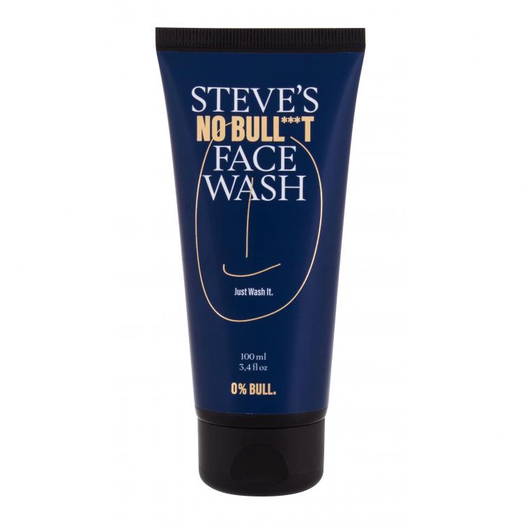 Steve´s No Bull***t Face Wash Arctisztító gél férfiaknak 100 ml