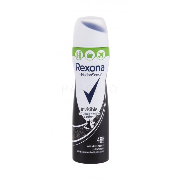 Rexona MotionSense Invisible Black + White 48h Izzadásgátló nőknek 75 ml