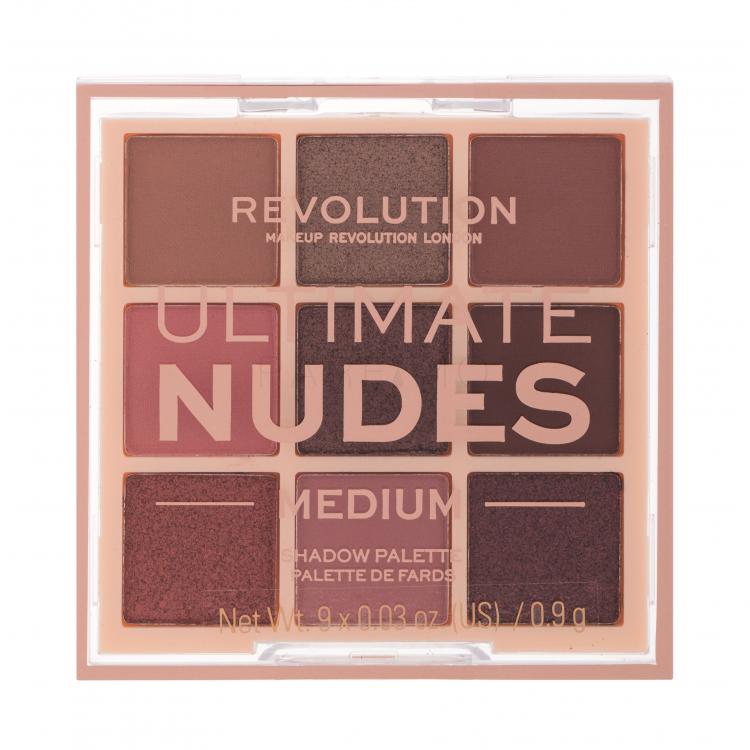 Makeup Revolution London Ultimate Nudes Szemhéjfesték nőknek 8,1 g Változat Medium