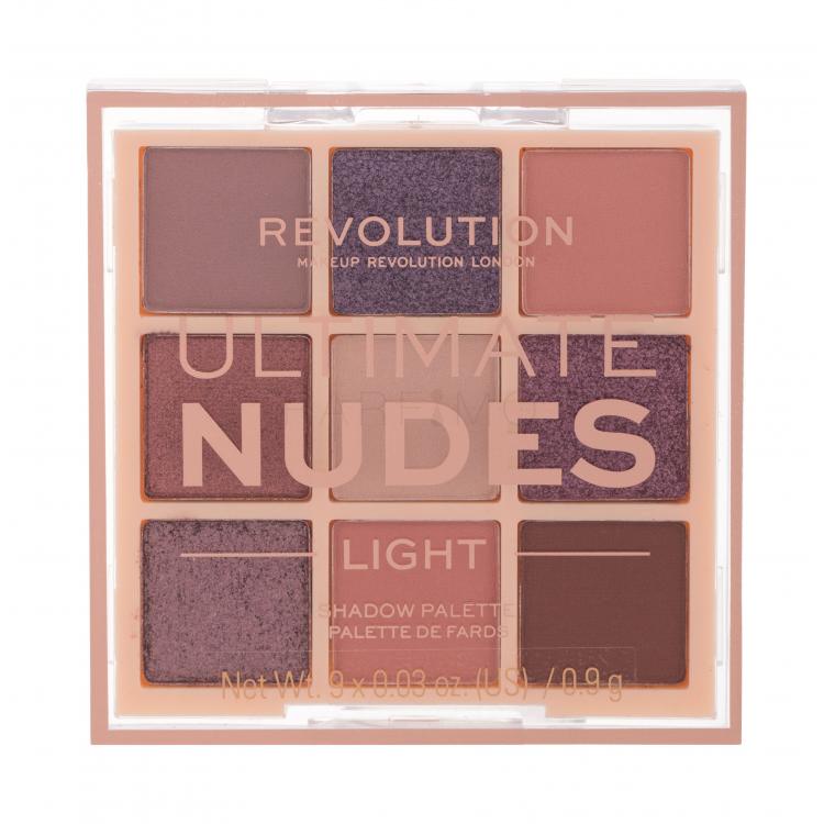 Makeup Revolution London Ultimate Nudes Szemhéjfesték nőknek 8,1 g Változat Light