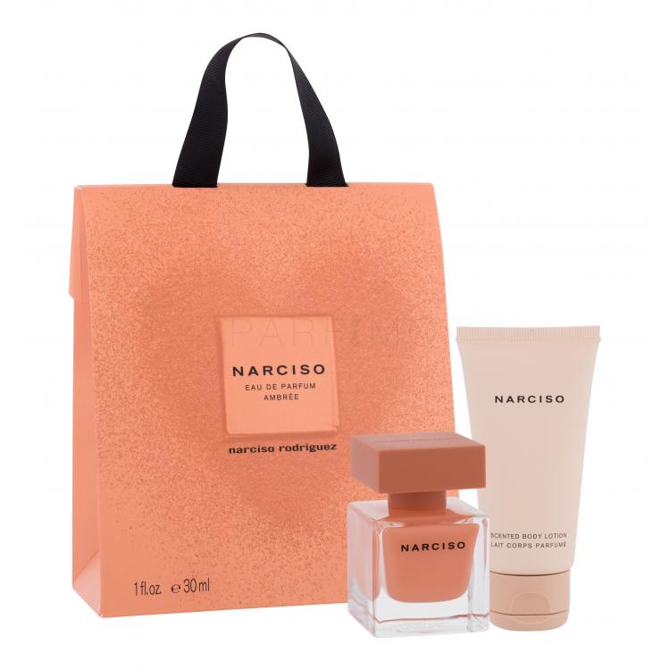 Narciso Rodriguez Narciso Ambrée Ajándékcsomagok Eau de Parfum 30 ml + testápoló tej 50 ml