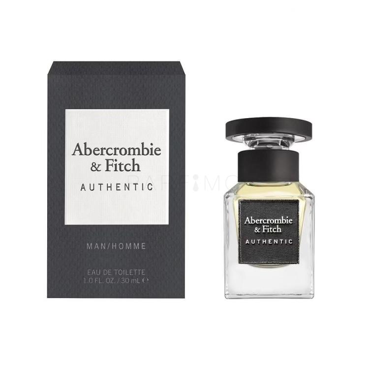 Abercrombie &amp; Fitch Authentic Eau de Toilette férfiaknak 30 ml