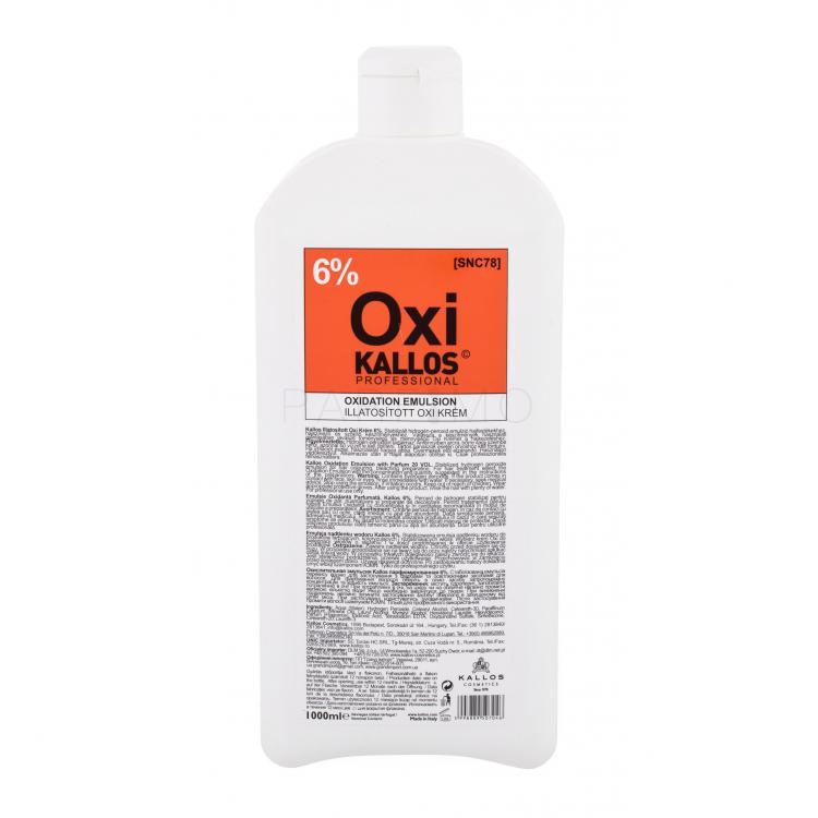 Kallos Cosmetics Oxi 6% Hajfesték nőknek 1000 ml