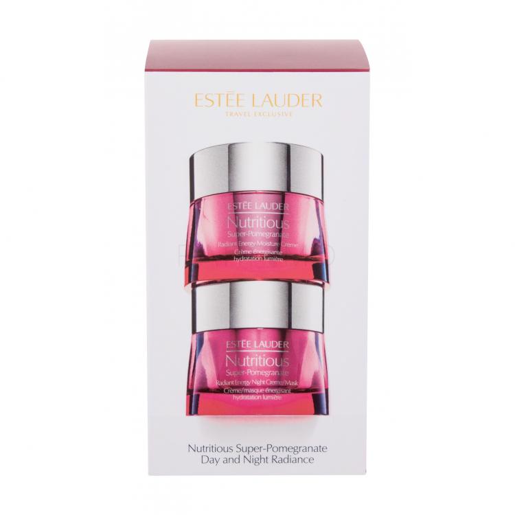 Estée Lauder Nutritious Super-Pomegranate Day &amp; Night Radiance Ajándékcsomagok Nutritious Super-Pomegranate Radiant Energy Moisture Creme nappali arckrém 50 ml + Nutritious Super-Pomegranate Radiant Energy Night Creme éjszakai arckrém 50 ml