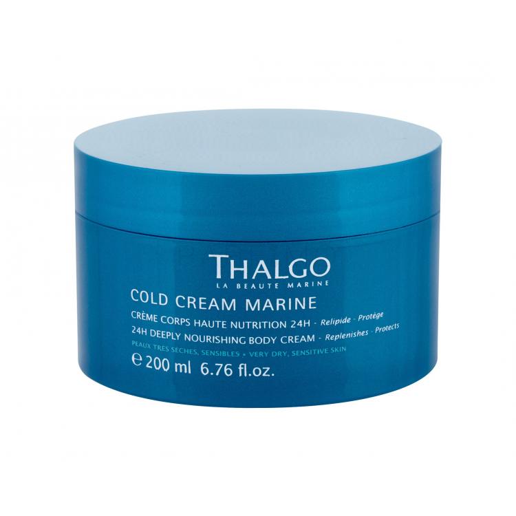 Thalgo Cold Cream Marine 24H Deeply Nourishing Testápoló krém nőknek 200 ml