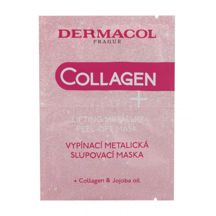 Dermacol Collagen+ Lifting Metallic Peel-Off Arcmaszk nőknek 15 ml