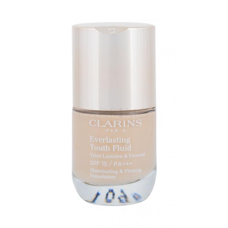 Clarins Everlasting Youth Fluid SPF15 Alapozó nőknek 30 ml Változat 100.5 Cream