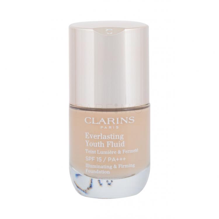 Clarins Everlasting Youth Fluid SPF15 Alapozó nőknek 30 ml Változat 101 Linen