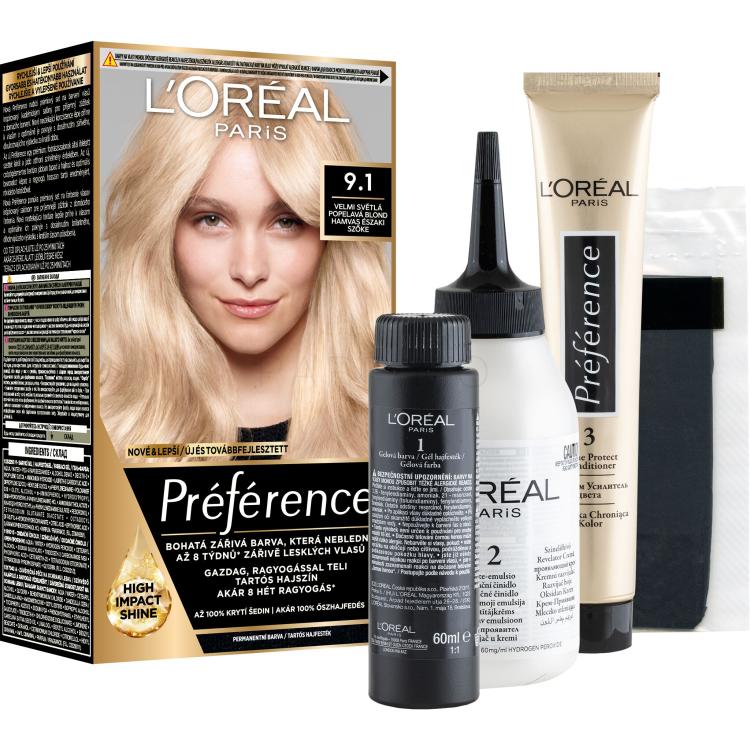 L&#039;Oréal Paris Préférence Hajfesték nőknek 60 ml Változat 9.1