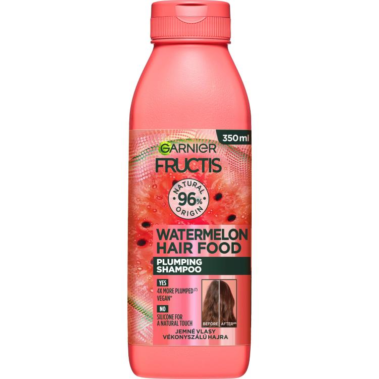 Garnier Fructis Hair Food Watermelon Plumping Shampoo Sampon nőknek 350 ml