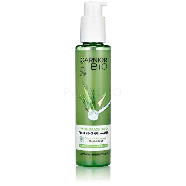 Garnier Bio Lemongrass Fresh Arctisztító gél nőknek 150 ml