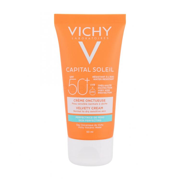 Vichy Capital Soleil Velvety Cream SPF50+ Fényvédő készítmény arcra nőknek 50 ml