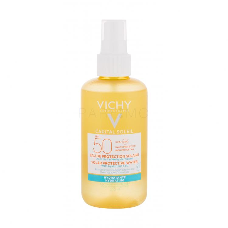 Vichy Capital Soleil Solar Protective Water SPF50 Fényvédő készítmény testre nőknek 200 ml