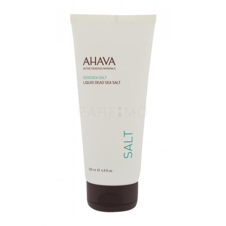 AHAVA Deadsea Salt Liquid Deadsea Salt Fürdősó nőknek 200 ml teszter